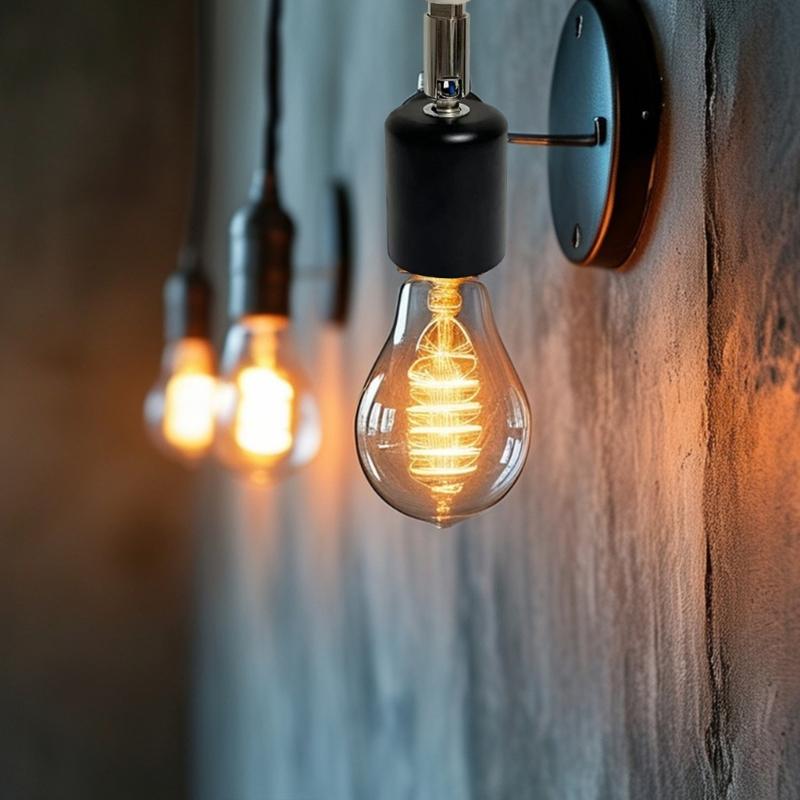 E26 E27 Lamp Holder Extender 90° Vertical 360 Degree Horizontal Rotation For LED Halogen Bulbs 150W Lamp Socket Adapter