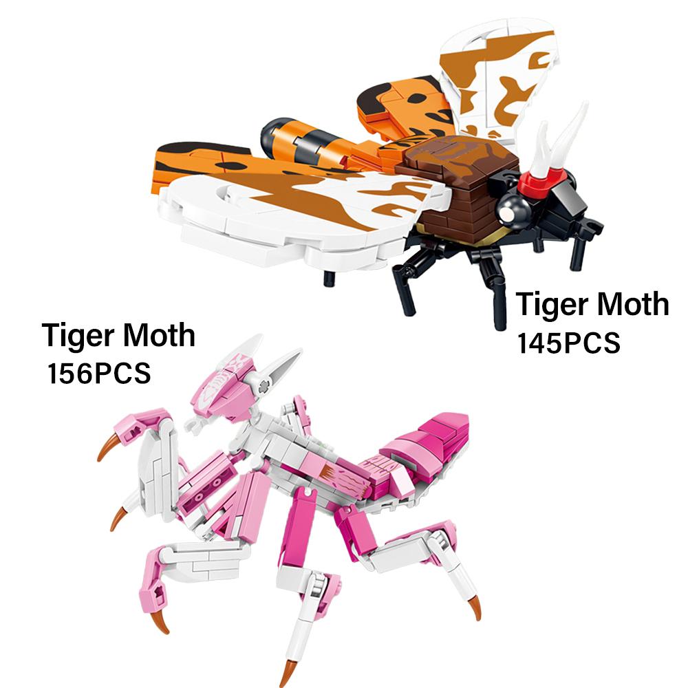 Mini Cockroach Puzzle Building Block Toys Create A Children's Insect World - Insect Ecological Park; Mini Particle Toy Gift