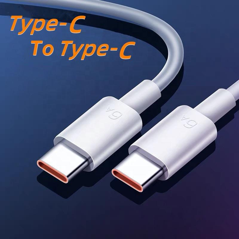 Fast Charging Data Sync Otg 20W/66W/100W PD Charger Cables Mobile Phone 3A Type C to Type C Cable USB-C Cable for Phone 14