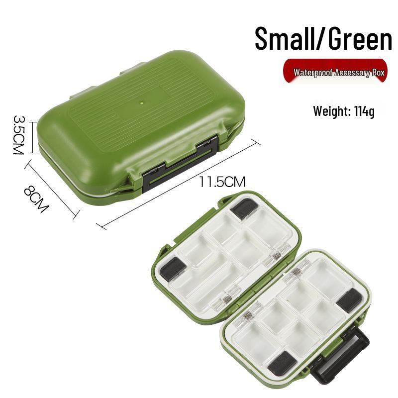 Wasserdichte Tragbare Aufbewahrungsbox für Angelköder und Jigköpfe