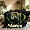Custom Name Personalized ADO Den Haag Print Blanket, Home Decor, Bedroom, Sofa, Camping, Couch, Gifts for Birthday Christmas