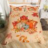 Autumn Pumpkin Truck Soft Duvet Cover Hapy Fal Thanksgiving Beding Set for Children Festival Gifts Comfortable Quilt Cover Bedrom Decoration