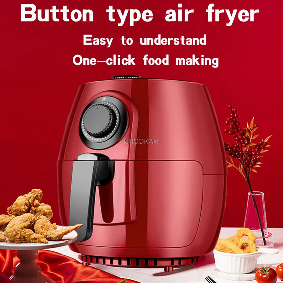 Smart Air Fryer without Oil Home Cooking 4.5L Deep Fryer Cold Rolled Metal Disposable Molding Rock Solid Classical