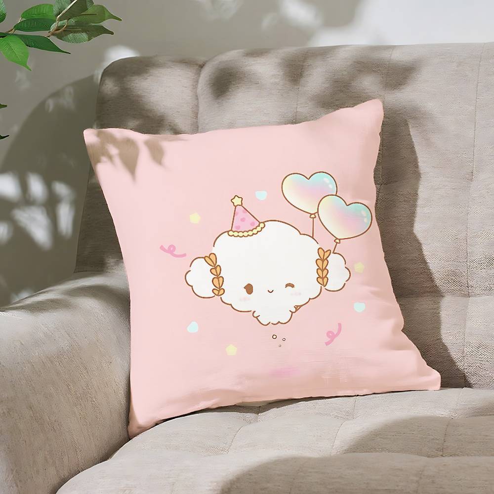 Cute C-COGIMYUN Pillow Case Cushion Cover Soft Cute Throw Pillow Case For Car Sofa Pillowcase Polyester With Zipper