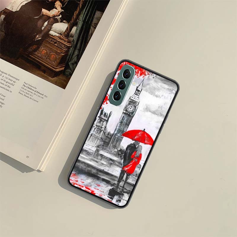 Künstler London Gemälde Ölgemälde Handyhülle für Samsung A54 A14 A24 A34 A17 A37 A57 A55 A35 A25 A15 A07 A05S A04S A12 A22 A32