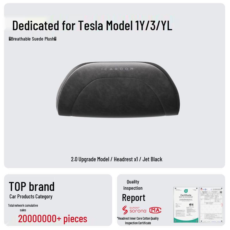 Tesla Model 3/Y/YL Headrest & Lumbar Support Neck Pillow