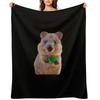 Quokka Throw Blanket Plaid on the sofa Bed Tourist Luxury Brand Blankets