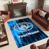 Manchester City Customize Text Area Rug Design for Game Room Dormitory Dining Room Kitchen Antislip Carpet Office home decor Gift for Festivals