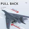 TU-160 Plane Model Toy Russia AirForce Tupolev TU-160 Diecast Alloy Aircraft Collectible Display Airplanes Sound and Light Model