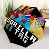 Pălării de petrecere Gorilla Tag Umbrelă cu pliere automată 8 spițe Design ușor, Cadru durabil din fier, Compact și portabil, Ideal pentru ziua de naștere sau C