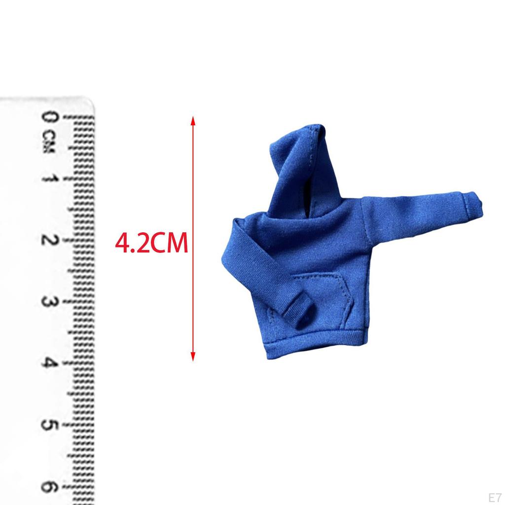 1/12 Female Hoodie Clothing for Doll 6 inch Collectable Action Figure Accessories