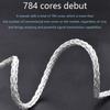 Uparade Cable KZ Earphones Cable Silver Plated Headset Wire KZ KZ Headphone Cord  For KZ ZS10 PRO