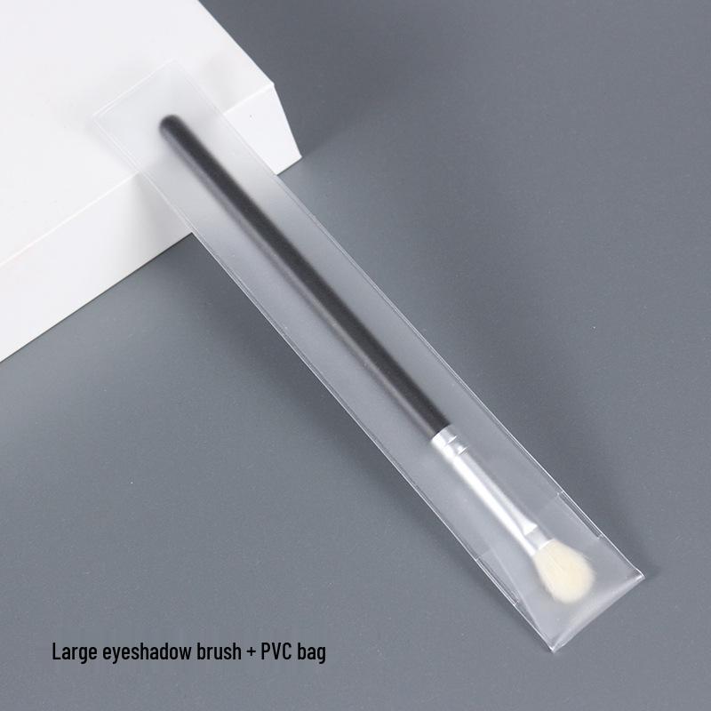 3-teiliges Lidschattenpinsel-Set aus feinem Ziegenhaar - Tragbare Make-up-Pinsel aus Tierhaar für Augen-Schönheit