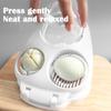 3 In 1 Egg Slicer 3-Way Boiled Eggs Slicers Stainless Steel Food Processor Fruit Vegetable Manual Slicers Kitchen Chopper Tool