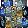 Phone Case for Samsung Galaxy S24 S23 iPhone 15 14 Xiaomi Redmi Note 13 12 11 8 10 9 Pro Max X XR OPPO Huawei Sunflower Van Gogh Starry Night Cover