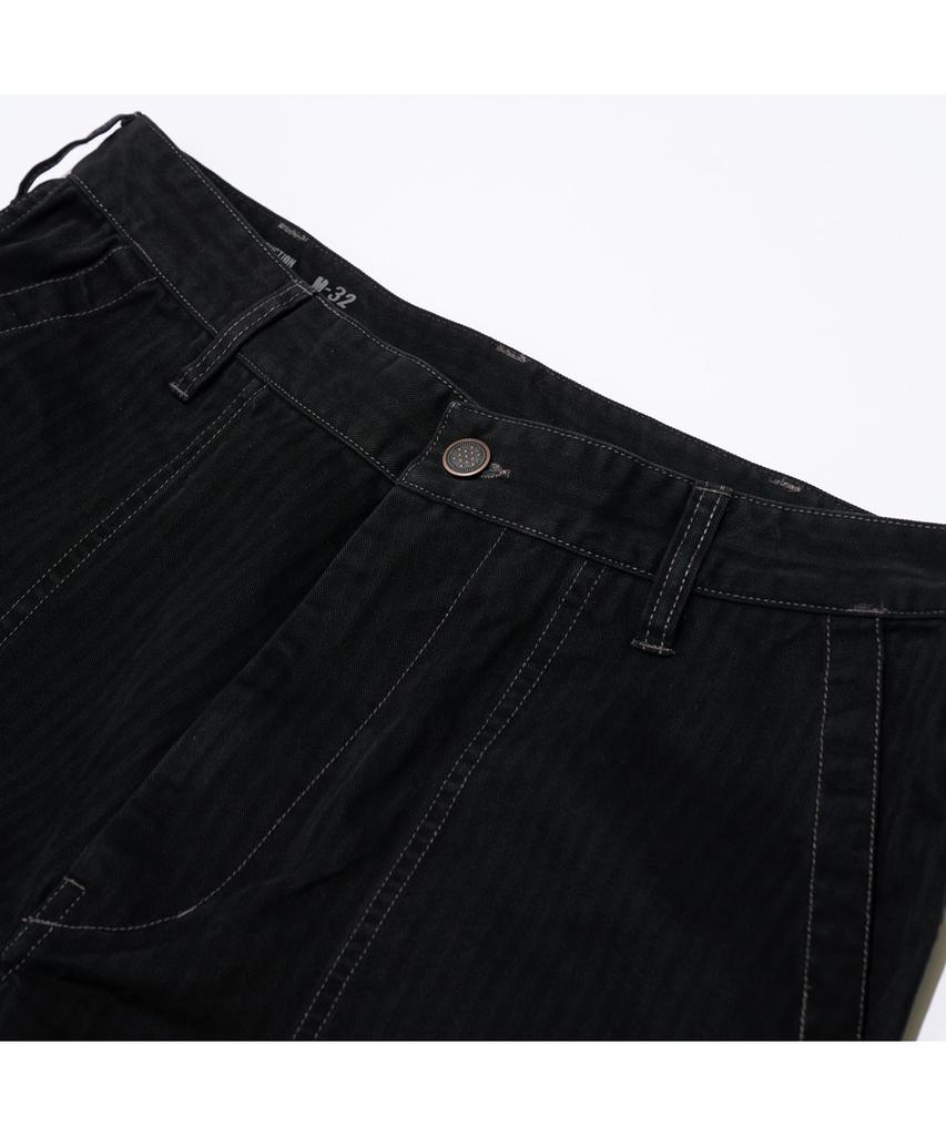 Dyutelo Cinch Back Baker Pants Black