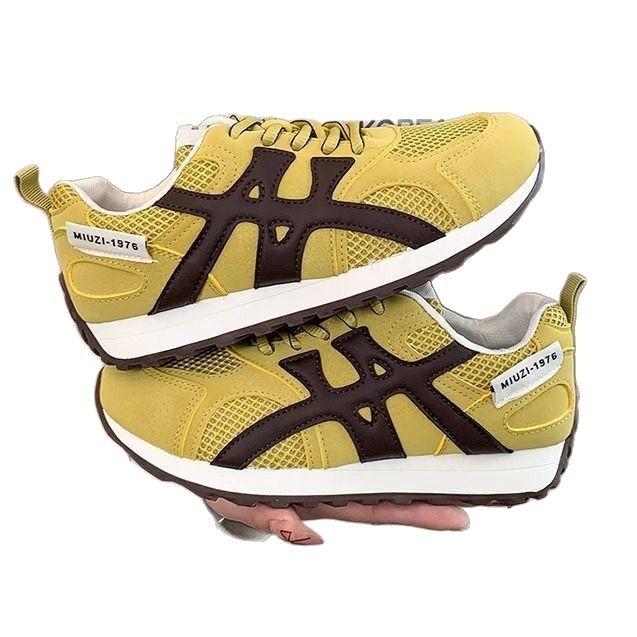 Dexun Sports Shoes 22 New Color Matching Mesh Breathable Lightweight Casual Sports Soft-soled Forrest Gump Shoes