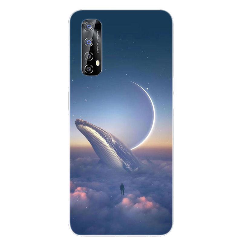 For OPPO Realme 7 Case RMX2151 Bumper Silicone TPU Soft Phone Cover For OPPO Realme 7 RMX2155 Realme7 Case Cartoon Fundas Coque
