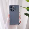 Solid color four corners anti-drop, suitable for Apple 14 mobile phone case integrated lanyard iPhone13 silicone 12promax soft case