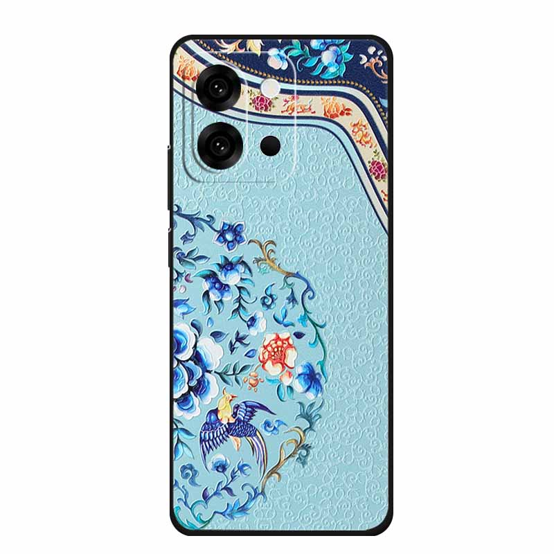 3D Emboss Case For OnePlus 13T 2025 Phone Case 13 T Coque Flowers Silicone Soft Back Cover For OnePlus 13s 2025 Case 13 s Funda