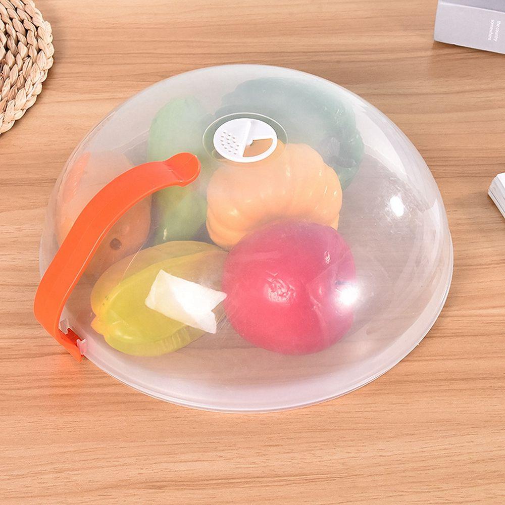 Dish Round For Microwave Food Preservation Fresh-keeping Lid Dish Cover Oil Proof Cover Heating Lid
