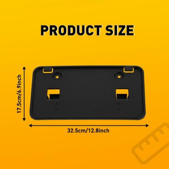 Front Bumper License Plate Tag Frame Bracket Holder For 2001-2005 Ford Ranger