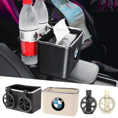 Car Interior 2 Foldable Cup Holders Adjustable Storage Box For BMW G30 G32 G01 G02 G05 G06 G07 G26 G23 G22 F40 F20 G08 G16 G15