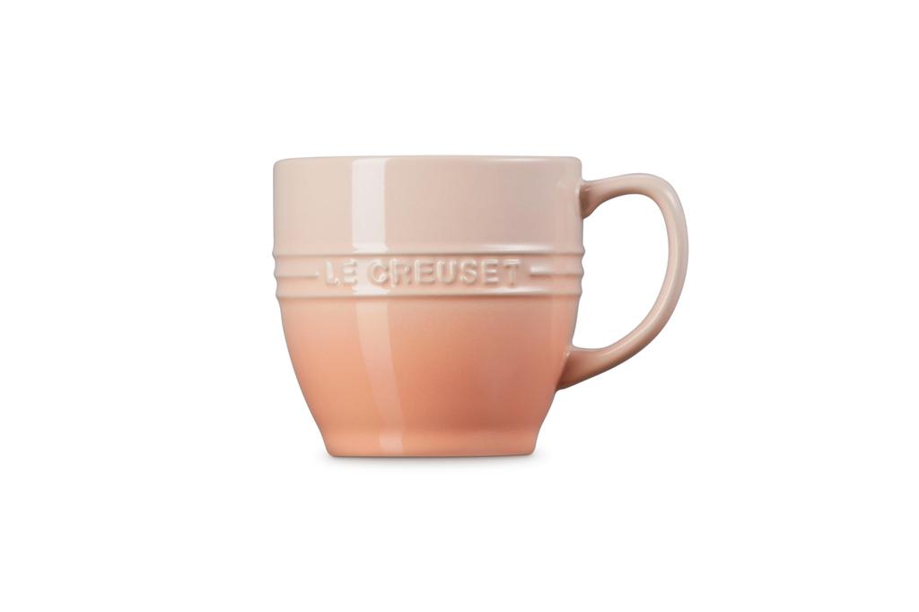 LE CREUSET Legend Mug, 350ml, Peche, Heat and Cold Resistant, Microwave and Oven Safe [Official Japanese Product]