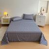 Cotton Polished Sheets Three-piece Set, Pure Cotton Student Dormitory Single Skin-friendly Sheets Three-piece Set