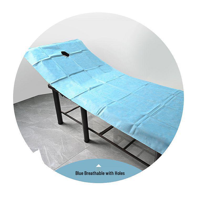Thickened Waterproof Non-Woven Disposable Massage Bed Sheets with Hole