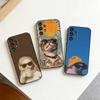 C- Cat Pet Phone Case For Samsung S25,24,23,22,30,21,10,9,Ultra,Plus,Lite Soft Black Case