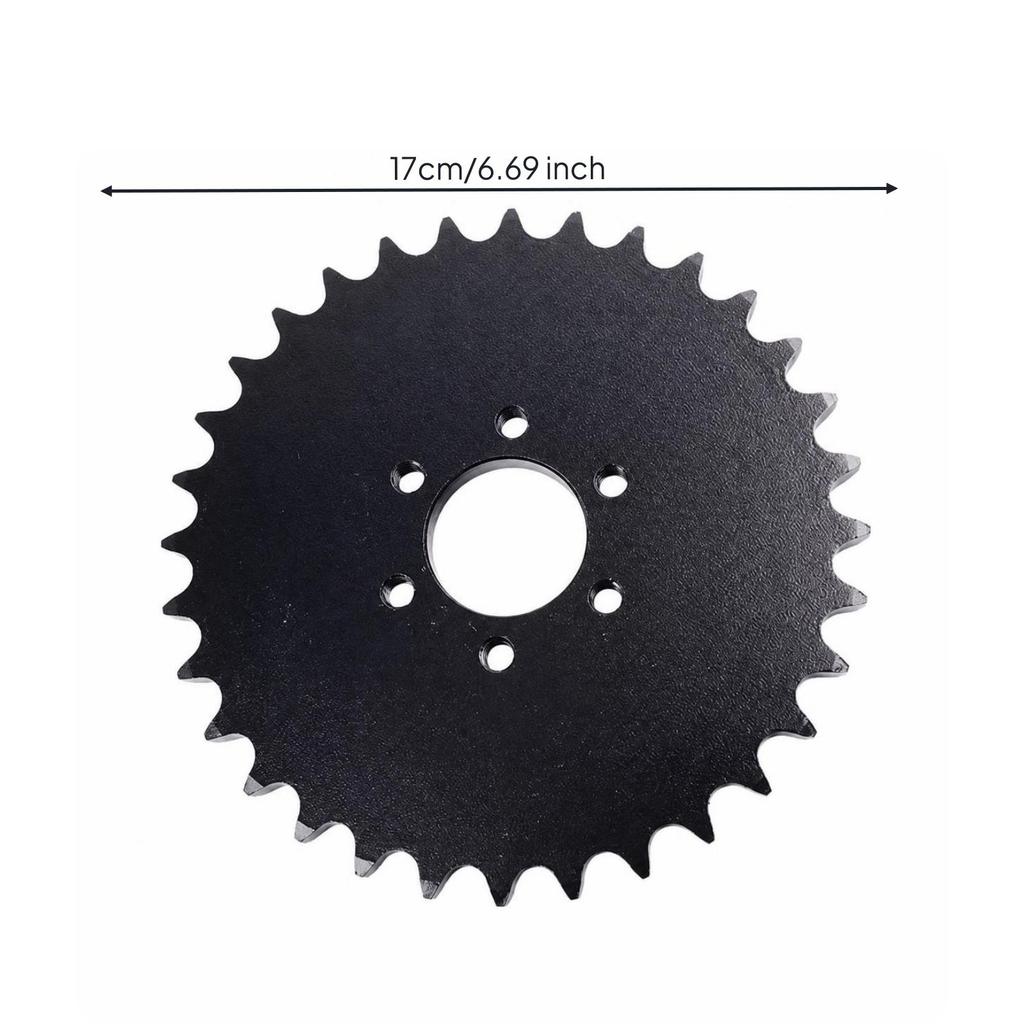 Metal Chain Sprocket | Replacement, Heavy Duty, with Bolt Holes, for go kart 42840t