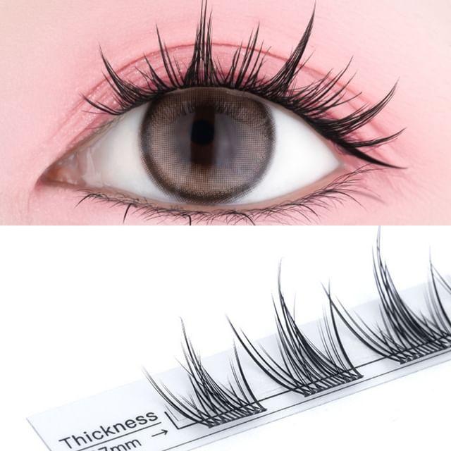 Bonnie Wisp - Кластеры накладных ресниц  Колючий  - Мультипак Black - One Size