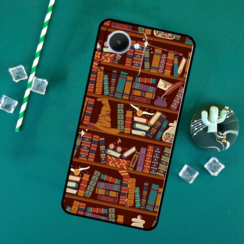 

Library In Wonderland For Realme 15 14 13 12 11 10 Pro Plus C65 C67 C63 C61 C55 C51 C53 C35 C75 GT6 GT7 Pro Case Realme C55
