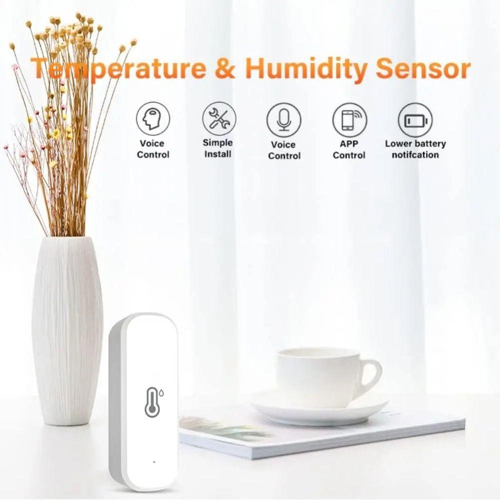 APP Control Humidity Temperature Monitor Indoor Humidity Sensor  Home Schools Humidity Tester