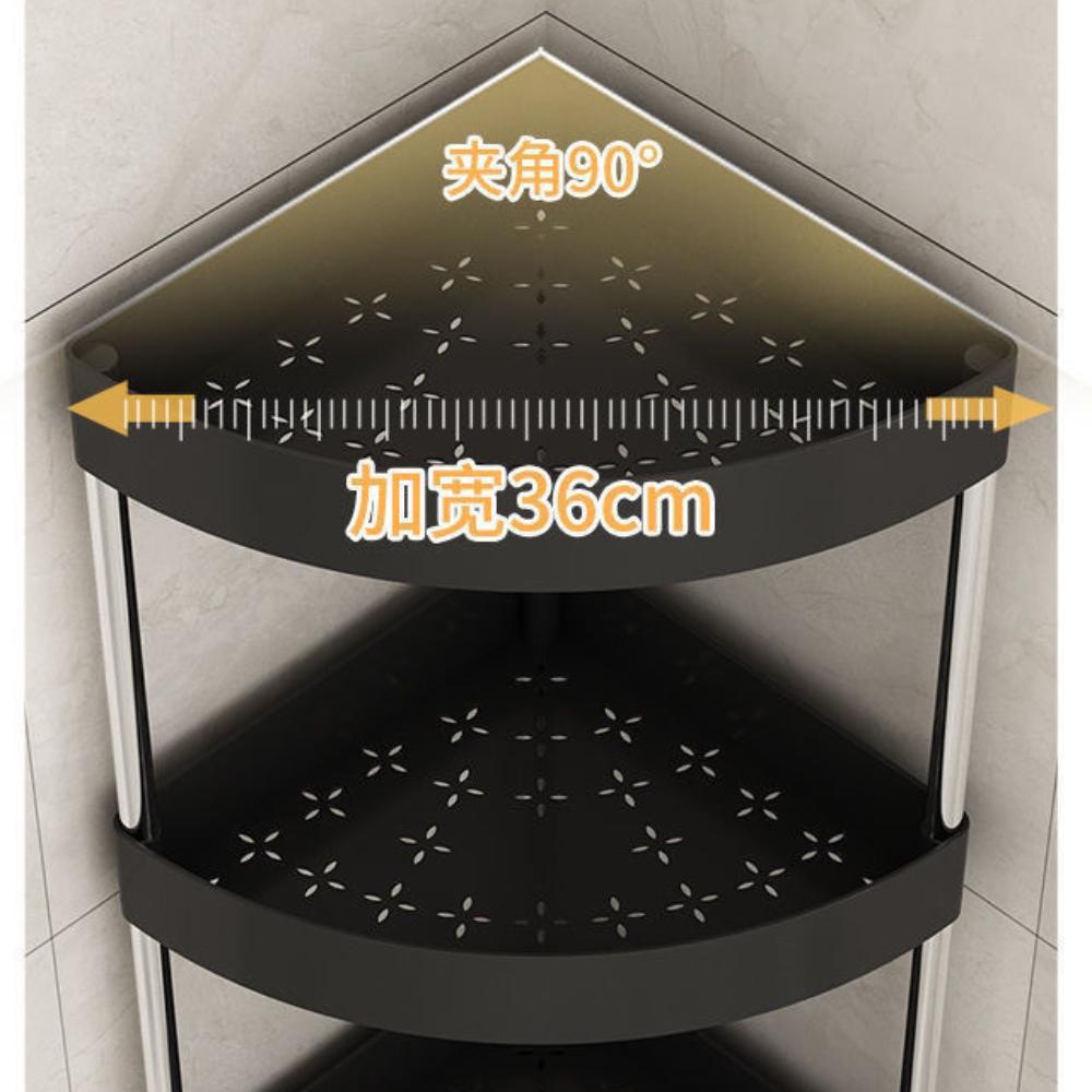 4/5 Tier Storage Shelf Rolling Cart Gap Storage Rack Movable Bathroom Corner Triangle Shelf Floor-standing Story StorageRacks