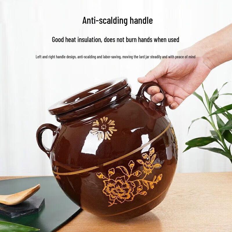 Ceramic Kitchen Oil Storage Pot