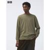 Uniqlo Airism Cotton Crewneck Tee  Long Sleeve 
