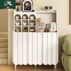 Modern Minimalist Solid Wood Side Cabinet for Small Apartments