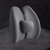 Lumbar Support Pillow Car Waist Cushion Ergonomic Design Soft Breathable Lower Back Support Pillow Memory Foam Seat Cushion