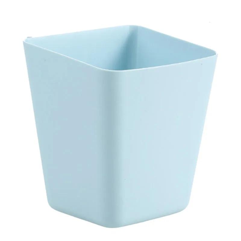 

Small Trolley Hanging Basket Storage Basket, Kitchen and Bathroom Hanging Desktop Sundries Stationery Storage Box, Bedside Shelf небесно-голубой