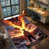 Naruto Uzumaki Home Ornamental Floor Mat, Non Slip Washable Large Area Carpet Rug Gamer Room Bedroom.-TING