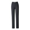 Women's High-Waisted Plaid Acetate Wool Pants - Plus Velvet, Thickened for Warmth, Autumn/Winter Style, Ideal for Middle-Aged Moms