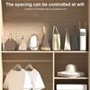1/2Pcs Purse Organizer Easy Assembly Adjustable Transparent Design Plastic Clutch Dividers Handbag
