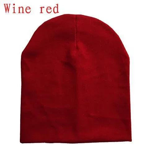 Cappello in Maglia Solido per Bambini da 0 a 3 Anni Cappellino Caldo Invernale in Cotone per Neonato Primavera Autunno Berretto per Bambino/a