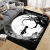 Coraline Jones Poster Flannel Printed Carpet, Home Sofa Decoration for Living Room & Bedroom, Non‑Slip Play Flannel Floor Mat for Game Room