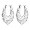 Stainless Steel Chunky Hoop Earrings for Women Teen 18K Gold Plated Hypoallergenic Thick Huggie Hoop Jewelry for Christmas Gifts