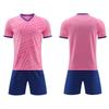 Soccer Uniform Set Training Camp Team Uniform Adult Children Short-Sleeved Soccer Uniform Can Absorb Sweat And Breathe