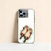 Lazy Otter Phone Case Silicone Soft For IPhone 17 16 15 14 13 12 11 X XR Plus Pro Max Plus