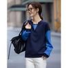 Demana Women's Winter Warm Color Block Sweatshirt